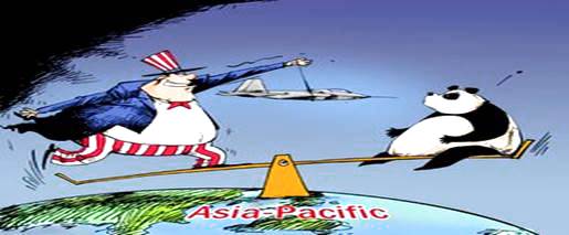 下图是有关亚太局势的一幅政治漫画,对其解读
